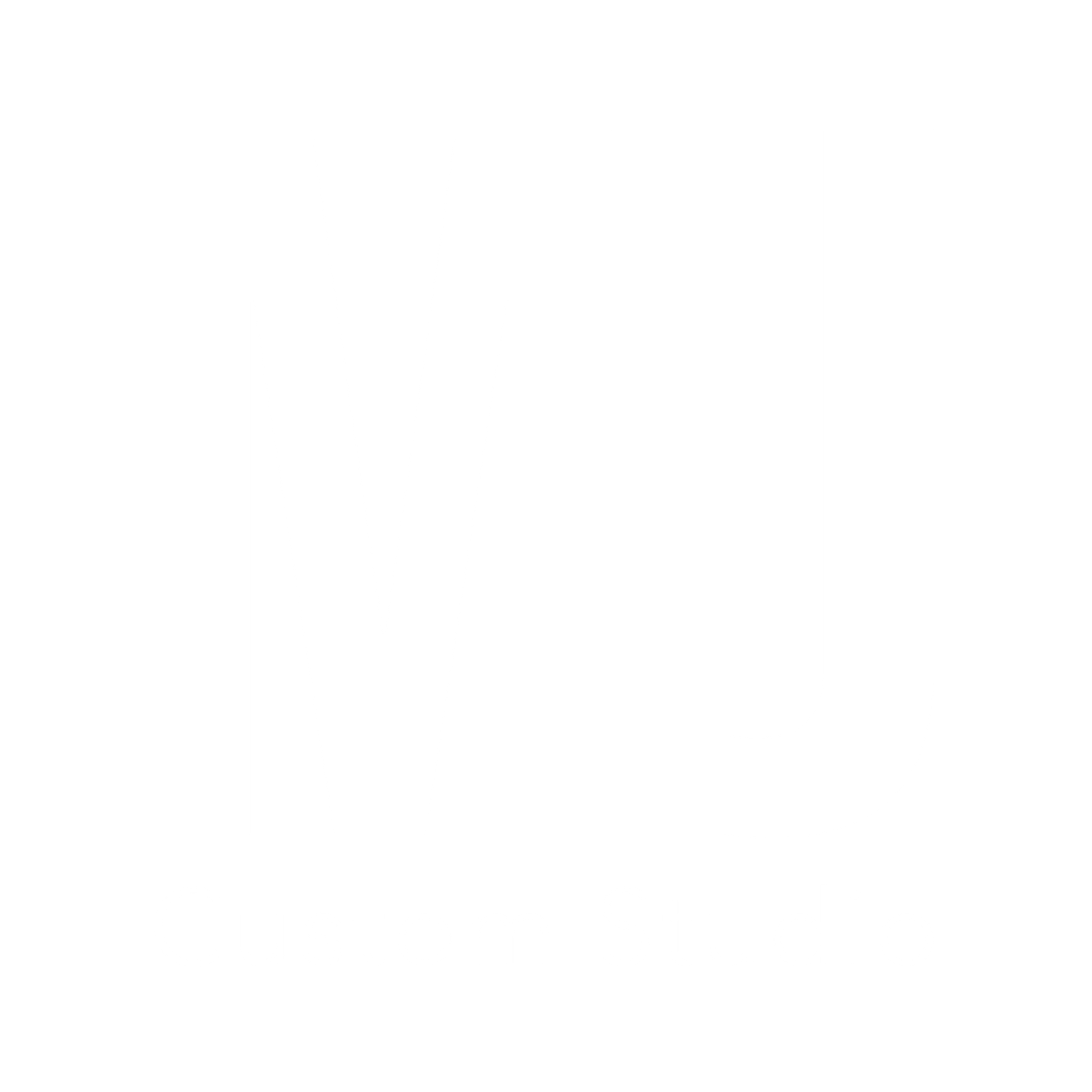 mj custom studio logo white